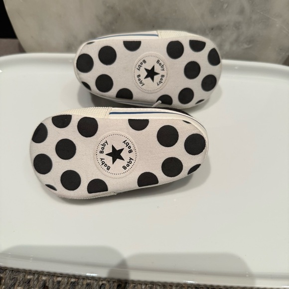 NWT- Our Baby Bakery Baby Black High-Top Custom Sneakers  “CHARLES” - Picture 4 of 8